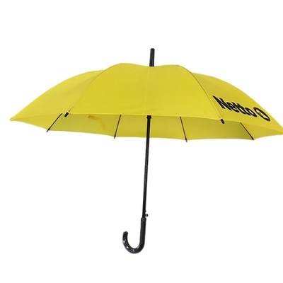 Pollici automatici della vetroresina dell'ombrello giallo della struttura 50 con stampa