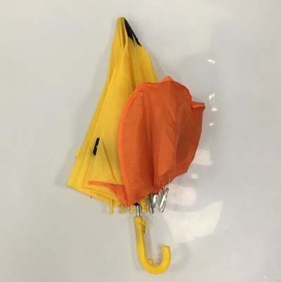 18 pollici di fumetto sveglio aperto manuale Duck Umbrella Waterproof Polyester