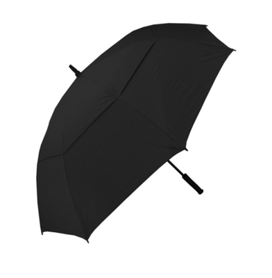 Baldacchino su misura del doppio di Logo Windproof Fiberglass Golf Umbrella