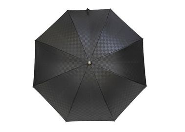 Rivestimento UV dell'ombrello compatto aperto dei bambini della mano nera dentro l'asse del metallo di 8mm