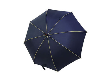 Maniglia curva di legno dell'ombrello dei blu navy degli uomini durevoli per il tempo di lustro della pioggia