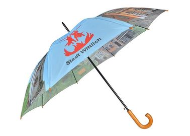 Ombrelli stampati promozionali del diametro 120CM, grande ombrello di golf della presa costante