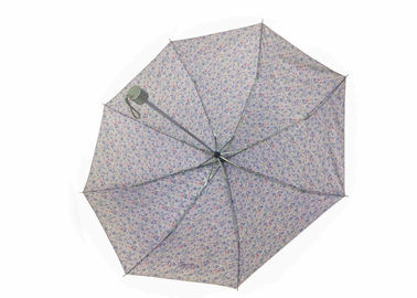 Ombrello piegante del tessuto tessuto di seta naturale/del poliestere mini, ombrello piegante di auto