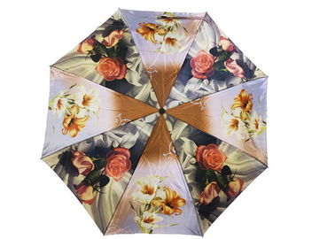 L'ombrello compatto di Rainmate, abitudine dell'ombrello di Sun di viaggio stampa il tessuto del raso