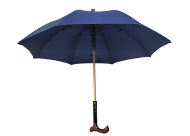 Supporto dorato di altezza regolabile che fa un'escursione l'ombrello del bastone, ombrello di camminata della canna per scalare