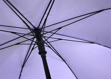 Ombrello porpora di golf dell'asse lunga automatica, ombrelli antivento 8 a 27 pollici Pannels di golf