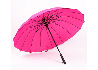 Ombrello antivento stampato delle signore a 23 pollici, forte vento dell'ombrello resistente