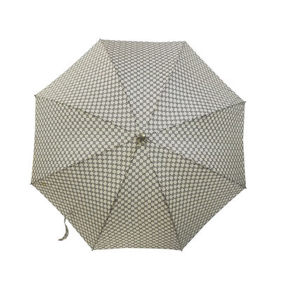 Ombrello di alluminio di golf del compatto del tessuto di seta naturale della maniglia 190T di J