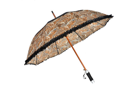 Pieno sopra stampa 23 pollici di ombrello di legno della maniglia