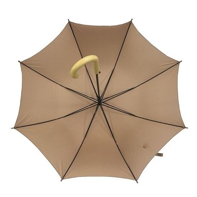 Maniglia di legno di vendita calda dell'ombrello classico dell'asse del metallo delle costole di U