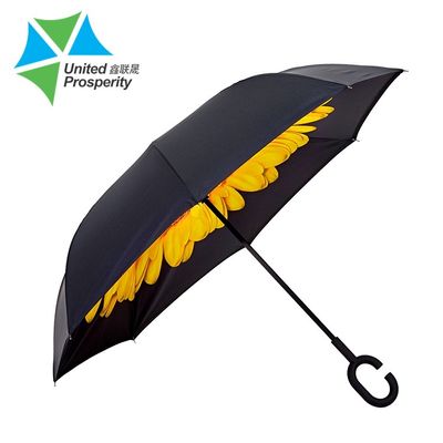 Il girasole C delle costole del metallo della BV tratta l'ombrello invertito