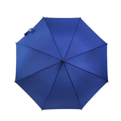 Maniglia della curva che stampa il blu a 23 pollici 8K dell'ombrello diritto promozionale delle costole del metallo
