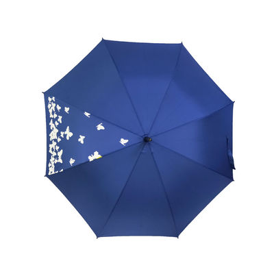 23 pollici aperti automatici del metallo delle costole degli ombrelli diritti di cambiamento creativo di colore