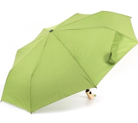 21&quot; ombrello pieghevole automatico della maniglia di x8k delle doppie costole di bambù della vetroresina