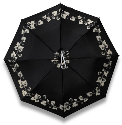 ombrello di volta tre automatici del tessuto di seta naturale 190T di 21in con Logo Printing