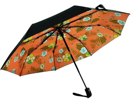 Stampa di volta di colore pieno della BV 3 dentro l'ombrello compatto automatico del tessuto di seta naturale