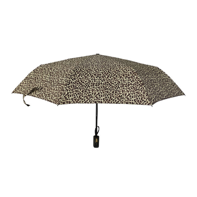190T ombrello di volta del poliestere 3 con il modello del leopardo