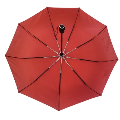 9 ombrello di volta della pioggia del compatto del tessuto del tessuto di seta naturale delle costole tre della vetroresina