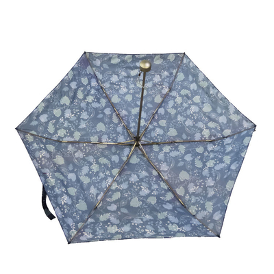 Pubblicità UV a 21 pollici Mini Umbrellas With Digital Printing eccellente di protezione di 6 pannelli