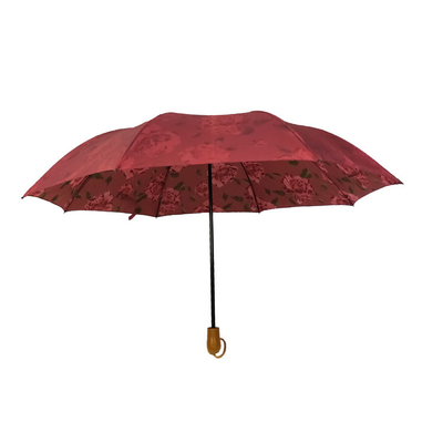 BSCI ha stampato l'ombrello antivento vicino aperto automatico di viaggio di 2 volte