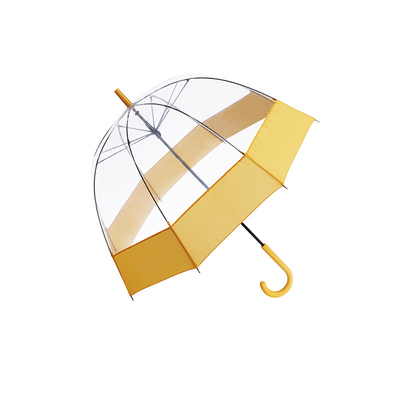 Stampa automatica del PVC Apollo Umbrella With Custom Logo di forma trasparente della cupola