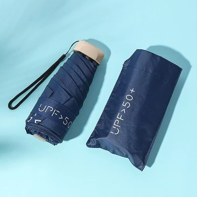 Ultra Low Light Portable 5 Ombrello pieghevole Sunblock UV Piccolo ombrello tascabile