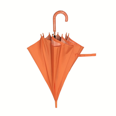 Asse e costole compatte lunghe arancio di corrispondenza della vetroresina dell'ombrello di golf di colore