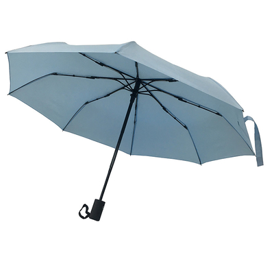 8 costole semiauto aperto ombrello donne ombrello Pongee Cover