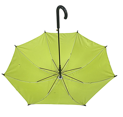 Nero UV PROOF Pongee Auto Open Stick Ombrello Diametro 105cm