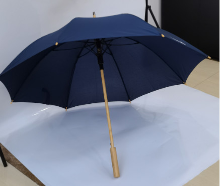 Protezione dell'ambiente Super Leggero Legno Ombra Fibra di vetro costole Auto Aprire 23 pollici 8 pannelli