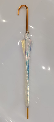 Auto Apri ombrello chiaro Sogno romantico bellissimo colore aurora ombrello trasparente