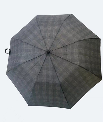 Metallico Compatto Ombrello 20,5 Inch 8Ribs 2 Pieghevole Con Auto Aprire Mini Ombrello