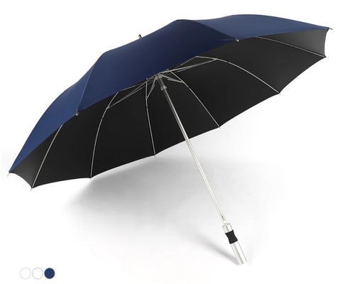 Ombrello in alluminio impermeabile e resistente al vento con 8 costole