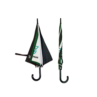 27 pollici x 8k Nero Matto Fibra di vetro Cornice Golf Ombrello Pubblicità Ombrello Colore Cositura Logo personalizzato