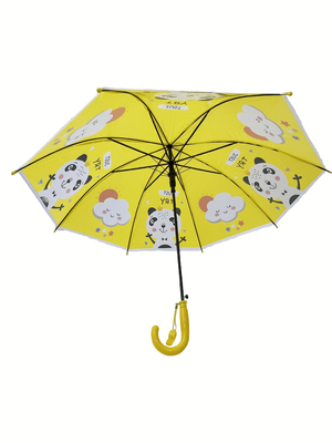 2025 Nuovo design OEM 19 pollici Cupola Cartone E Animali Super impermeabile Bambini Ombrello POE PVC