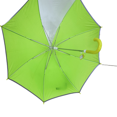2025 Sicurezza Bambini ombrello Nuovo design OEM Cupola impermeabile Striscia riflettente