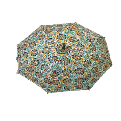 Manico gommato Auto Open Close Umbrella per la promozione calda in 190T tessuto Pongee