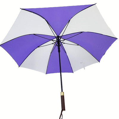 27 pollici 190T Pongee tessuto Super Windproof Golf ombrelloni con telaio in fibra di vetro e manico EVA