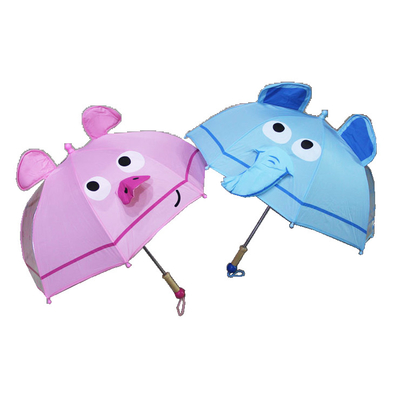 Ombrello per bambini, campo visivo trasparente, forma di cartone animato può essere personalizzato