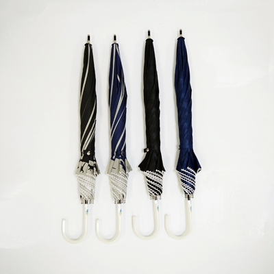 Chome Plated Steel Shaft Kids Compact Umbrella con pacchetto personalizzato e 90cm di diametro aperto