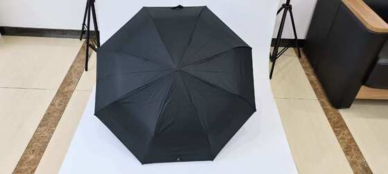 Ombrello automatico con stecche in fibra di vetro, tessuto 190T Pongee e funzione di apertura e chiusura automatica