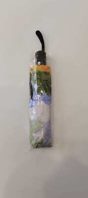 Vincent Van Gogh Art Blackout 3-Fold Automatic Travel Umbrella con protezione UV e Auto Open Close (21Inch-8k)