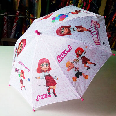 Ombrello compatto per bambini con maniglia di plastica e diametro aperto inferiore a 90 cm con stampa personalizzabile per bambini