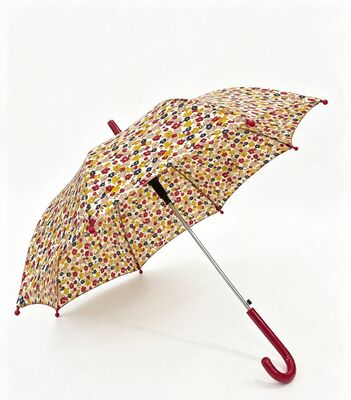 Ombrello Compatto Carino per Bambina con Stampa Logo Personalizzato e Diametro Aperto di 69 cm per Scuola e Campeggio