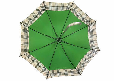Ombrello di alluminio del tessuto di seta naturale dell'osso, fulmine inossidabile dell'ombrello a scatto automatico resistente