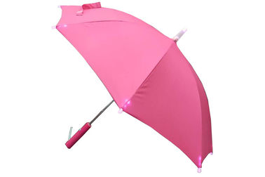 Uso aperto su misura del manuale facile rosa dell'ombrello delle ragazze 19 pollici con le punte ingannate