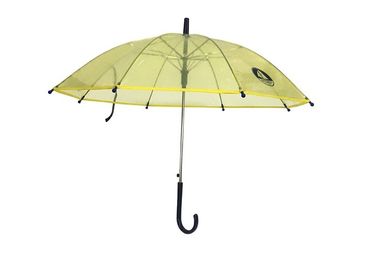 Chiara maniglia di plastica del gancio di POE Materails di giallo dell'ombrello dei bambini compatti