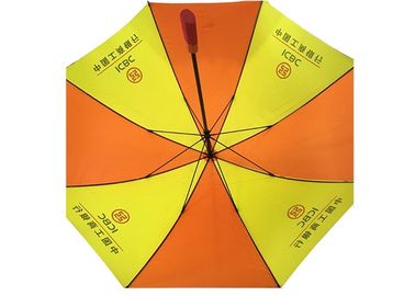 Stile antivento della primavera della maniglia degli ombrelli promozionali aperti di golf a 30 pollici