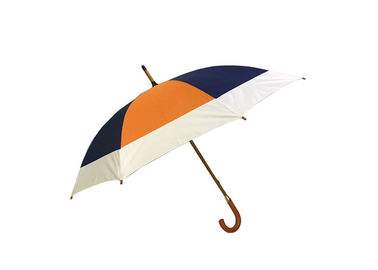 Ombrello di legno su misura della maniglia del gancio, maniglia curva di legno dell'ombrello lungo del bastone