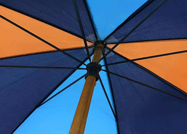 Ombrello di legno su misura della maniglia del gancio, maniglia curva di legno dell'ombrello lungo del bastone